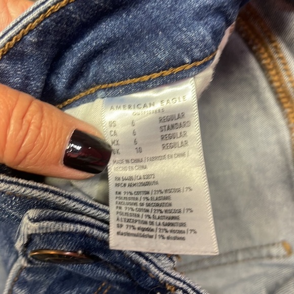 American Eagle 6 Regular Skinny Jeans - Picture 3 of 4